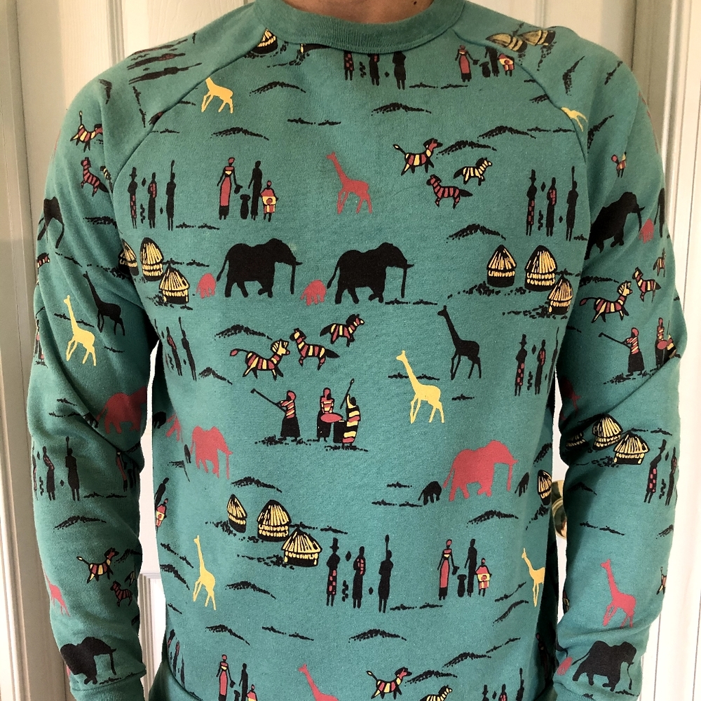 Urban Outfitters Mustache 3r/gade Sweater - S